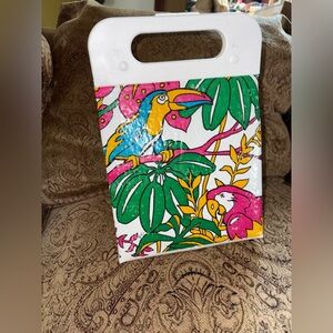 Vintage KOOLIT Corp cooler lunch bag- Tropical Bird Print very clean inside!